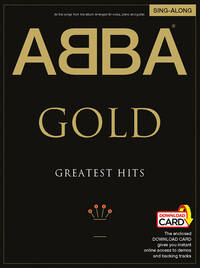 ABBA: GOLD - GREATEST HITS SINGALONG PVG (BOOK/AUDIO DOWNLOAD) PIANO, VOIX, GUITARE+TELECHARGEMENT