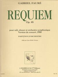 FAURE GABRIEL REQUIEM OP.48 VERSION 1900 CHOIR ORCHESTRA FULL SCORE