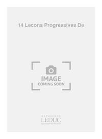 BITSCH 14 LECONS PROGRESSIVES DE SOLFEGE VERS A CLE SOL 2EME S/ACC BK