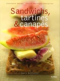 SANDWICHS, TARTINES & CANAPES