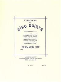 RIE EXERCICES DES 5 DOIGTS OP.32 PIANO BOOK PIANO