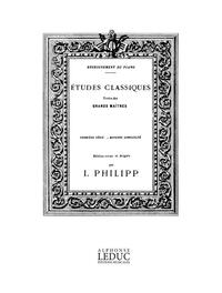 PHILIPP ETUDES CLASSIQUES TIREES DES GRANDS MAITRES PIANO BOOK PIANO