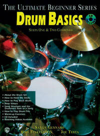 ULTIMATE BEGINNER: DRUM BASICS (STEP ONE AND TWO COMBINED) +CD
