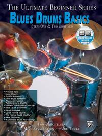 ULTIMATE BEGINNER: BLUES DRUMS BASICS - STEPS ONE AND TWO (BOOK/CD) +CD