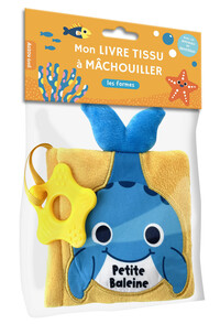 MON LIVRE TISSU A MACHOUILLER - PETITE BALEINE