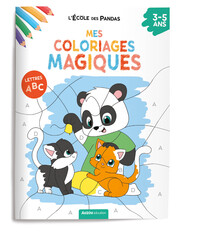 L'ECOLE DES PANDAS - MES COLORIAGES MAGIQUES - LES LETTRES