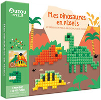 MON COFFRET D'ARTISTE - MES CREATIONS EN PIXELS DINOSAURES