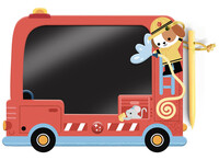 Mon ardoise magique avec tom le pompier - Dessine, efface, recommence !