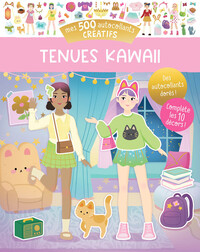 MES 500 AUTOCOLLANTS CREATIFS - TENUES KAWAII