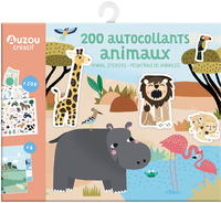 200 autocollants animaux - Ma pochette d'artiste