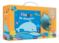 MON PREMIER LIVRE DE BAIN - HUGO LE DAUPHIN  (VALISETTE CARTON)