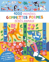 Mes tout premiers autocollants - 1000 premières gommettes formes bébés animaux