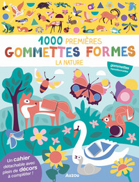 MES TOUT PREMIERS AUTOCOLLANTS - 1000 PREMIÈRES GOMMETTES FORMES - LA NATURE
