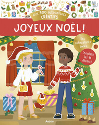 500 AUTOCOLLANTS CREATIFS - JOYEUX NOEL