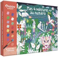 MON COFFRET D'ARTISTE - MES 4 PEINTURES AU NUMERO