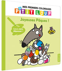 P'tit Loup - mes premiers coloriages Joyeuses Pâques NED