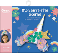 Mon serre-tête licorne - Ma pochette d'artiste