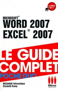COMPLET POCHE DUO WORD 2007 EXCEL 2007