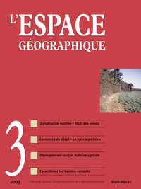 L'espace géographique - N°3