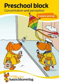 Preschool Activity Book for 5 Years - Boys and Girls - Concentration and perception