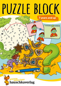 PUZZLE BLOCK - T742 - PUZZLE ACTIVITY BOOK FROM 7 YEARS: COLOURFUL PRESCHOOL ACTIVITY BOOKS WITH PUZ