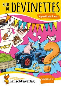 Bloc de casse-têtes et livre activite 5 ans - Tome 2 : Des énigmes colorées pour la maternelle