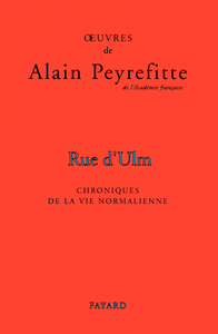 RUE D'ULM - CHRONIQUES DE LA VIE NORMALIENNE