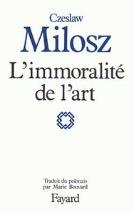L'IMMORALITE DE L'ART