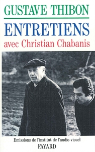 ENTRETIENS AVEC CHRISTIAN CHABANIS