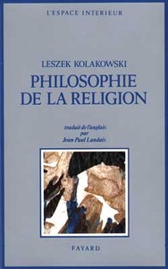 PHILOSOPHIE DE LA RELIGION