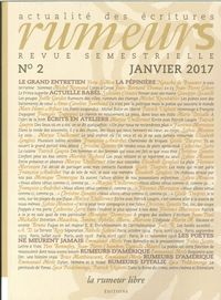 Revue Rumeurs N°2 Janvier 2017