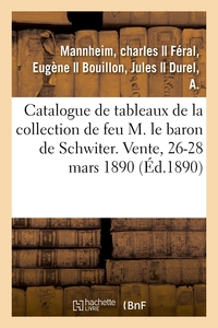 Catalogue de tableaux anciens, oeuvres remarquables de J.-B. Tiepolo, objets d'art, meubles anciens