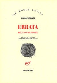 ERRATA - RECITS D'UNE PENSEE