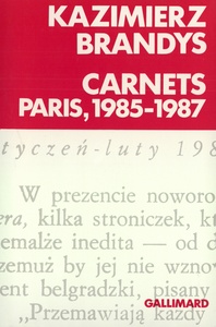 CARNETS - PARIS, 1985-1987