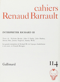Cahiers Renaud Barrault