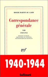 CORRESPONDANCE GENERALE - VOL08 - 1940-1944