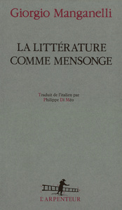 LA LITTERATURE COMME MENSONGE