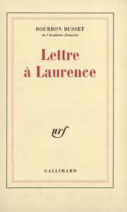 LETTRE A LAURENCE