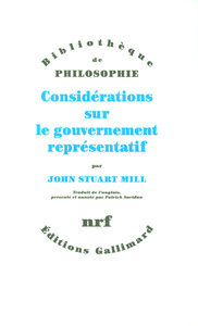 Considérations sur le gouvernement représentatif