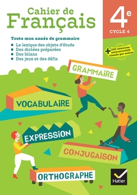 Cahier de Français 4e - Ed. 2024 - Cahier élève