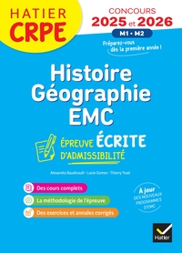 Histoire-Géographie-EMC- CRPE 2025-2026 - Epreuve écrite d'admissibilité