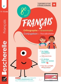 Cahier Bescherelle Français Harmos - 8ème primaire