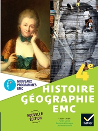 Histoire-Géographie-EMC 4e - Ed 2025 - Maj EMC - Livre élève