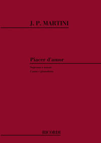 PIACER D'AMOR CHANT