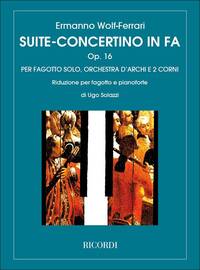 SUITE - CONCERTINO IN FA OPUS 16 BASSON
