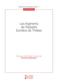LES FRAGMENTS DE L'HIPPIATRE EUMELOS DE THEBES