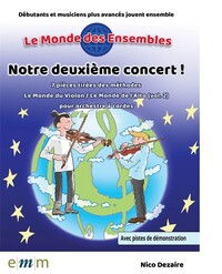 NICO DEZAIRE : LE MONDE DES ENSEMBLES - NOTRE DEUXIEME CONCERT! - RECUEIL + ENREGISTREMENT(S) EN LIG