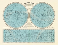 Carte - Planisphère céleste