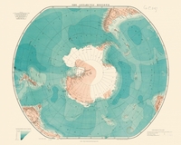 CARTE  REGIONS ANTARCTIQUES - GEOGRAPHIE NOSTALGIQUE