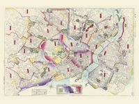 CARTE  TOKYO EZU - GEOGRAPHIE NOSTALGIQUE